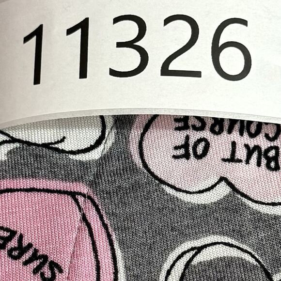 Peanuts Snoopy Women’s Pajama Pants XL Gray Pink Hearts Lounge Sleepwear NWT - Picture 11 of 11